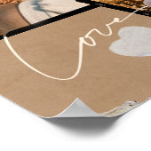 Aangepaste Valentijnsdag romantische paar foto Poster (Hoek)