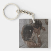 Aangepaste Valentijnsdag romantische paar foto Sleutelhanger (voorkant)