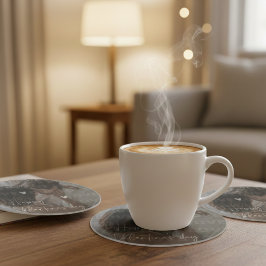 Aangepaste Valentijnsdag romantische paar foto Zandsteen Onderzetter