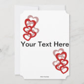 Aangepaste Valentijnsdag-uitnodiging Kaart (Achterkant)