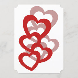 Aangepaste Valentijnsdag-uitnodiging Kaart