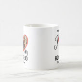 Aangepaste Valentijnse foto Ik hou van mijn vriend Koffiemok (Center)