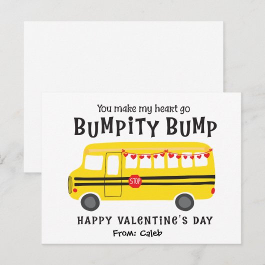 Aangepaste Valentijnse klaslokalen Briefkaart (Voorkant / Achterkant)