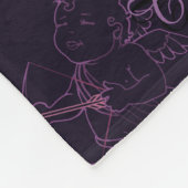 Aangepaste Valentijnse knelpunten voor cupid Love Fleece Deken (Hoek)