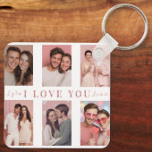 Aangepaste Valentijnssleutelhanger | Cadeau voor k Sleutelhanger (Achterkant)