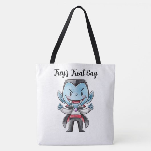 Aangepaste Vampire Treat Canvas tas (Voorkant)