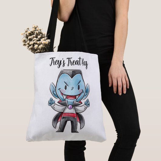 Aangepaste Vampire Treat Canvas tas (Dichtbij)