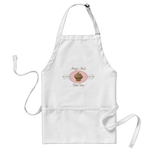 AANGEPASTE VAN CLIENT Fancy Cupcake Standaard Schort (Voorkant)