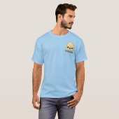 Aangepaste Vanilla Scoop Crest - Ice Cream Jump T-shirt (Voorkant volledig)