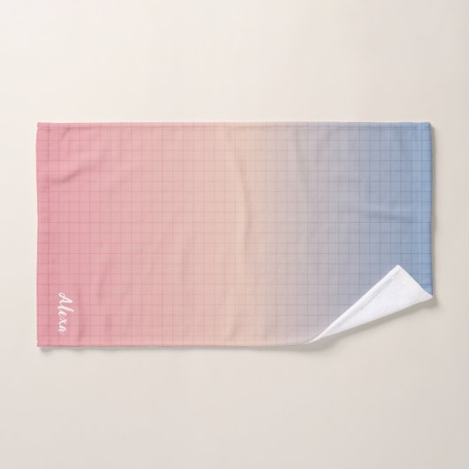 Aangepaste Vaporwave Bad Handdoek (Handdoek)