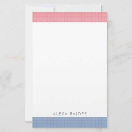Aangepaste Vaporwave Briefpapier (Voorkant)
