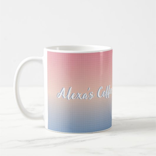 Aangepaste Vaporwave Koffiemok (Links)
