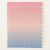 Aangepaste Vaporwave Planner (Achterkant)