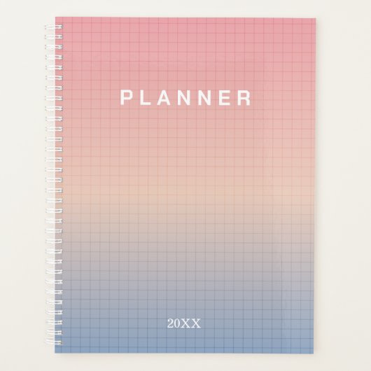 Aangepaste Vaporwave Planner (Voorkant)