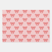 Aangepaste Varkenskop Silhouetten voor Vleeszaken Inpakpapier Vel (Voorkant 3)