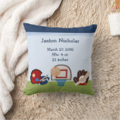 Aangepaste Varsity Sports Baby Keepomwille Pillow Kussen (Deken)