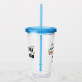 Aangepaste vastgoedagent Funny Geweldige Realtor Acryl Drinkbeker (Rechts)