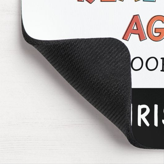 Aangepaste vastgoedagent Funny Geweldige Realtor Muismat (Hoek)