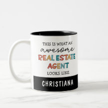 Aangepaste vastgoedagent Funny Geweldige Realtor