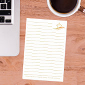 Aangepaste Vastgoedbedrijf Gold House Realtor Post-it® Notes