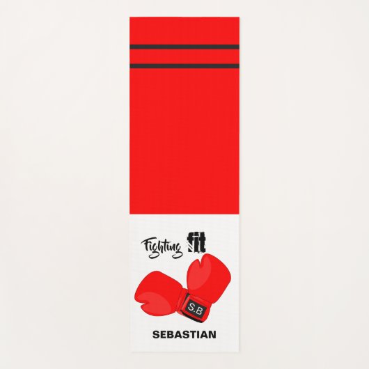 Aangepaste vechtingsuitrusting | Fijnhandschoenen Yogamat (Voorkant)