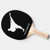 Aangepaste vechtkunst karate schoppen pongpeddel tafeltennisbatje (Zijkant)