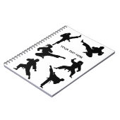 Aangepaste vechtsport karate Taekwondo Gevecht     Notitieboek (Linkerzijde)