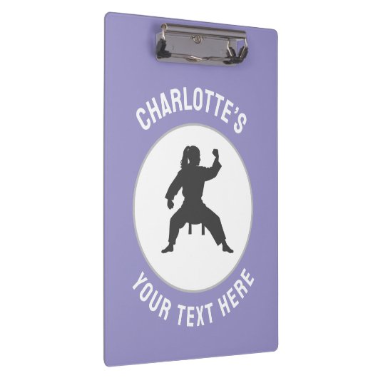 Aangepaste vechtsporten karate Taekwondo Vechten Klembord (Rechts)