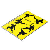 Aangepaste vechtsporten karate Taekwondo Vechten   Notitieboek (Linkerzijde)