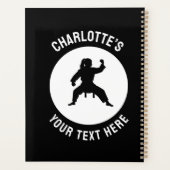 Aangepaste vechtsporten karate Taekwondo Vechten Planner (Achterkant)