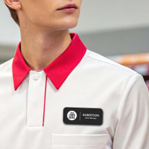 Aangepaste veiligheidsspeld voor werknemers of mag