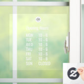 Aangepaste vensterstickers met logo voor openingsu raamsticker (Huis)