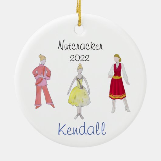 Aangepaste ventilator/Chinese/Russische voedingskr Keramisch Ornament (Achterkant)