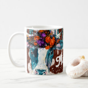 Aangepaste ventilatorKoeien Design Coffee Mok Cup
