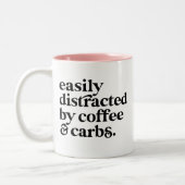 Aangepaste ventilatorlade met moderne koffiedop tweekleurige koffiemok (Links)