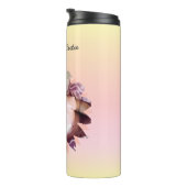 Aangepaste ventilatorvorm foto-pasta ombre-grenzen thermosbeker (Geroteerd rechts)