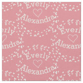 Aangepaste verbinding met moderne roze retro stof (Close Up)