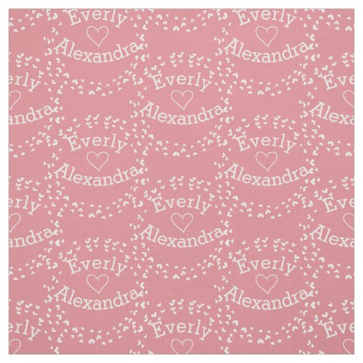 Aangepaste verbinding met moderne roze retro stof (Swatch)