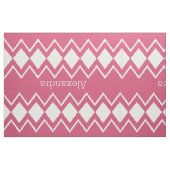Aangepaste verbinding met moderne roze retro stof (Fat Quarter)