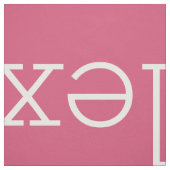 Aangepaste verbinding met moderne roze retro stof (Swatch)