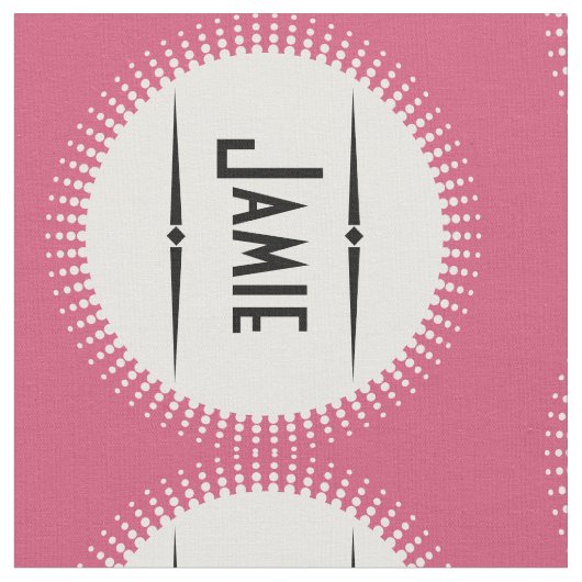 Aangepaste verbinding met moderne roze retro stof (Close Up)
