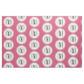 Aangepaste verbinding met moderne roze retro stof (Fat Quarter)