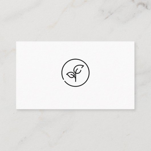 Aangepaste verbinding met ons Visitekaartje (Achterkant)