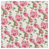 Aangepaste verbindingsroze rozen stof (Close Up)