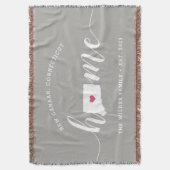 Aangepaste verbindingsstaat thuisstaat deken (Voorkant Verticaal)