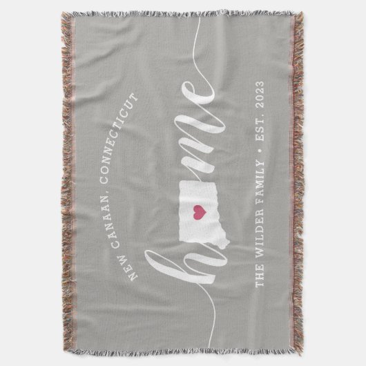 Aangepaste verbindingsstaat thuisstaat deken (Voorkant Verticaal)