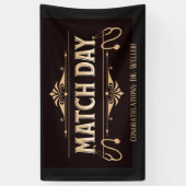 Aangepaste Verblijfplaats Match Day Toekomstige Do Spandoek (Verticaal)
