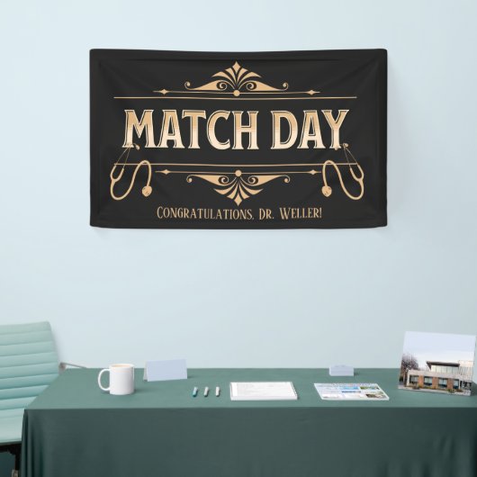 Aangepaste Verblijfplaats Match Day Toekomstige Do Spandoek (Beurs)