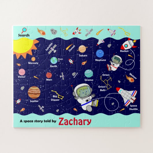 Aangepaste, verborgen objecten Rechercheur Recherc Legpuzzel (Horizontaal)