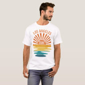 Aangepaste Verenigde Staten Stad Staat Geografie R T-shirt (Voorkant volledig)